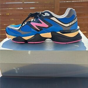 New Balance Blue and Pink Running Shoes